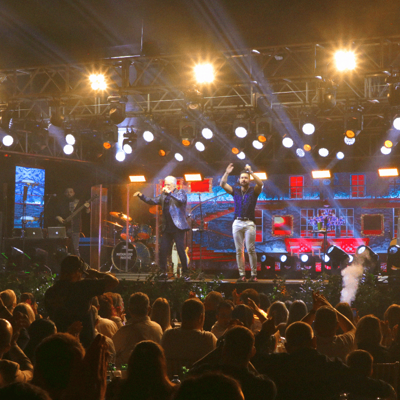 Inauguração do Centro de Eventos, com show especial da dupla Matogrosso & Mathias